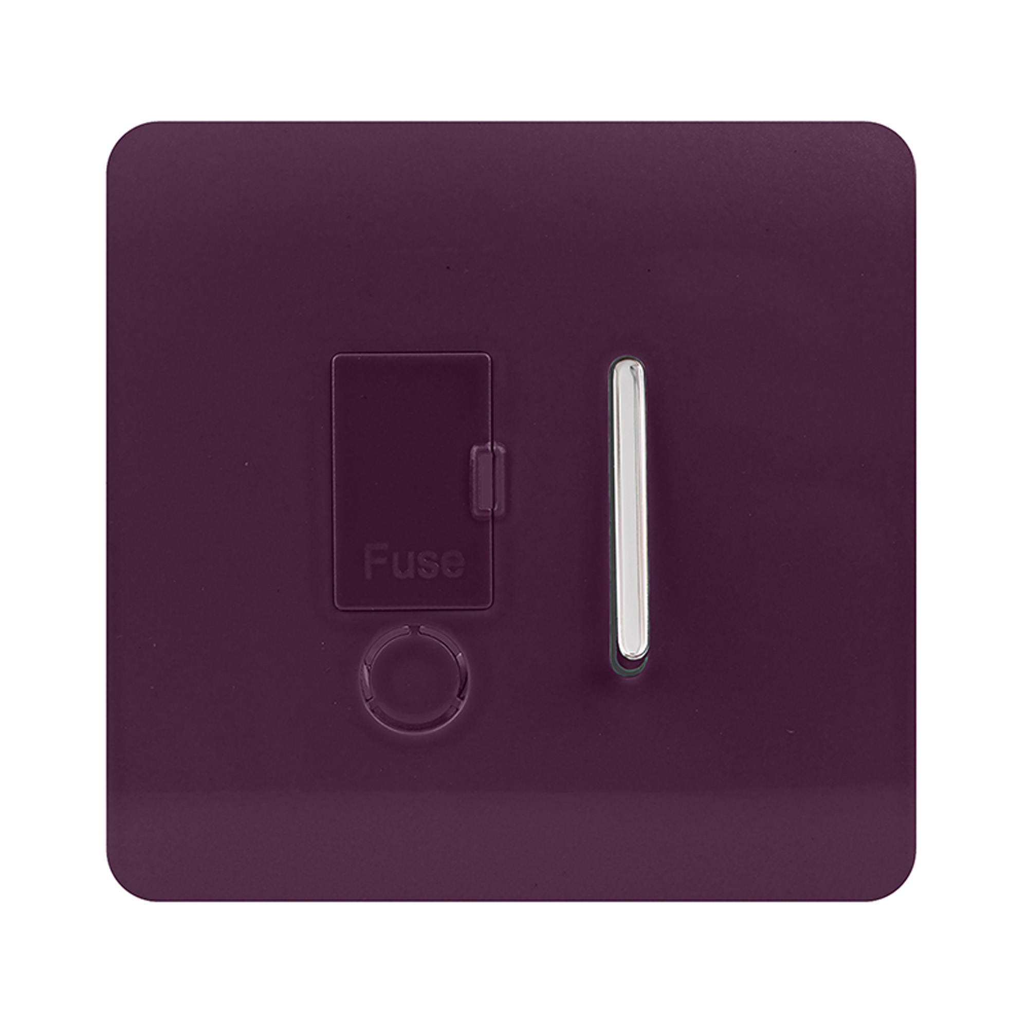 ART-FSPL  Switch Fused Spur 13A With Flex Outlet Plum